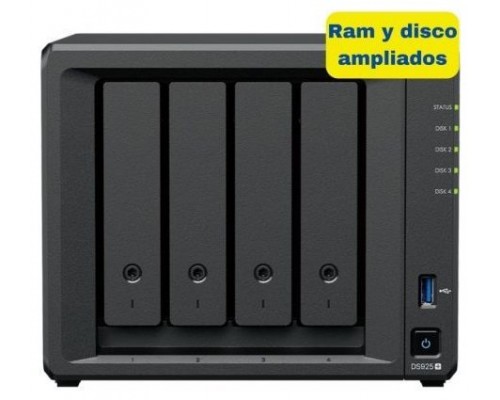 NAS SYNOLOGY DS925 PLUS 8GB 16TB-DU142 NAS SYNOLOGY DS925 PLUS 8GB 16TB